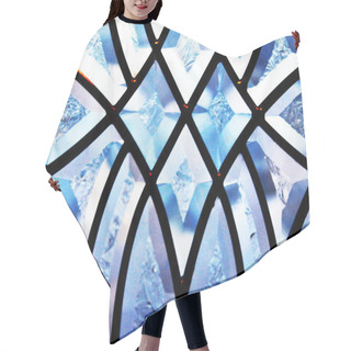 Personality  Glass Pattern Hair Cutting Cape