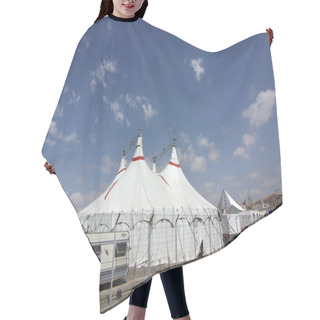 Personality  Circus Big Top White With Blue Sky Hair Cutting Cape