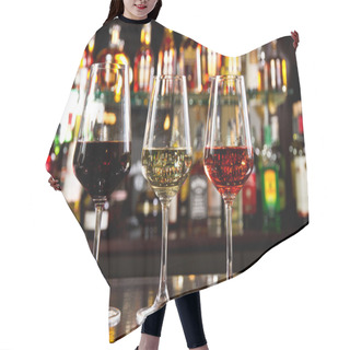 Personality  Wine Hair Cutting Cape