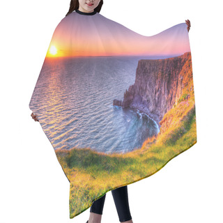 Personality  Cliffs Of Moher At Sunset Hair Cutting Cape