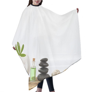 Personality  Spa Accessories With Stones Hair Cutting Cape