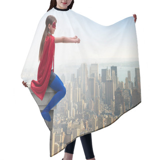 Personality  Little Kid Protecting The City From Evil Hair Cutting Cape