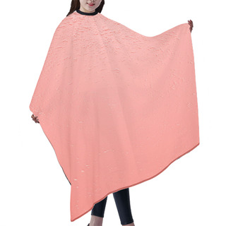Personality  Living Coral Grunge Rough Textur Hair Cutting Cape