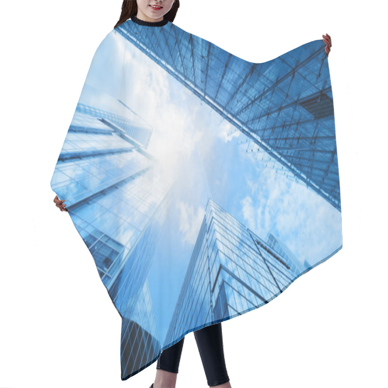 Personality  Modern Business Skyscrapers Hair Cutting Cape