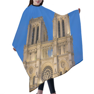 Personality  Cathedral Of Notre Dame, Paris, Ile De France, France Hair Cutting Cape