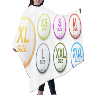 Personality  Size Clothing Stickers Set Hair Cutting Cape