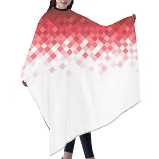 Personality  Abstract Rhombus Mosaic Background Hair Cutting Cape