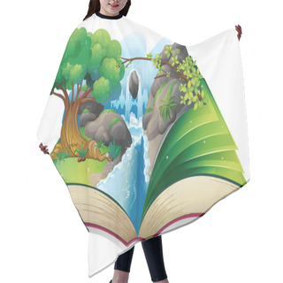 Personality  A Book With An Image Of A Forest Hair Cutting Cape