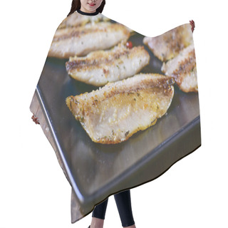 Personality  Spanish Sardines Served As Tapas Hair Cutting Cape