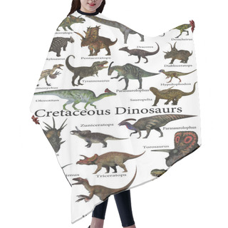 Personality  Cretaceous Dinosaurs Collection Hair Cutting Cape