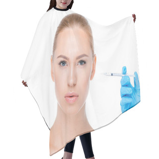 Personality  Female Botox Injection Hair Cutting Cape