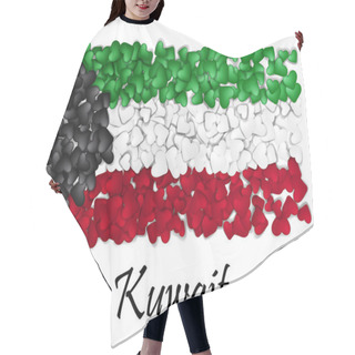 Personality  Flag Love Kuwait. Flag Heart Glossy. With Love From Kuwait. Made In Kuwait. Kuwait National Independence Day. Sport Team Flag. Hair Cutting Cape