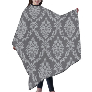 Personality  Vector Seamless Floral Damask Pattern Hair Cutting Cape