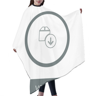 Personality  Cargo Box Icon Hair Cutting Cape