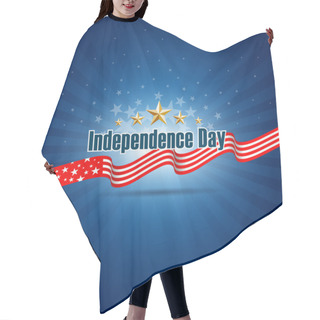 Personality  Independence Day Template Background Hair Cutting Cape