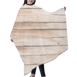 Personality  Wooden Texture Hair Cutting Cape