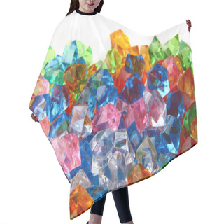 Personality  Plastic Diamonds Background Hair Cutting Cape
