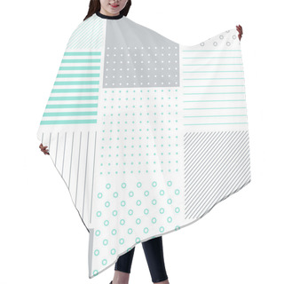 Personality  Subtle Geometric Background Hair Cutting Cape