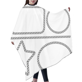 Personality  Rope Frame Hair Cutting Cape