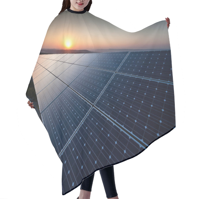 Personality  Power Plant Using Renewable Solar Energy Hair Cutting Cape