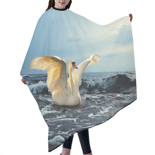 Personality  Swan At Sea Hair Cutting Cape