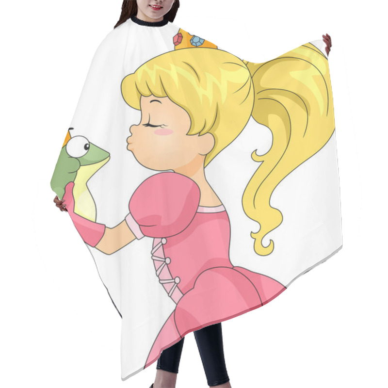 Personality  Frog Prince Hair Cutting Cape