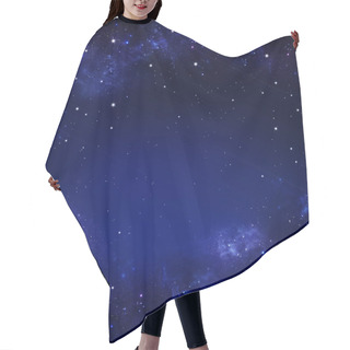 Personality  Deep Space. Night Sky, Abstract Blue Background Hair Cutting Cape