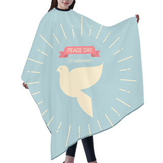 Personality  World Peace Day Poster  Hair Cutting Cape