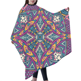 Personality  Abstract Ethnic Indian Seamless Pattern Tribal Hair Cutting Cape