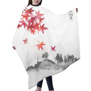 Personality  Japanese Greeting Card Hair Cutting Cape