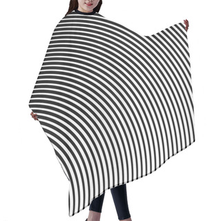 Personality  Texture With Concentric Circles  Hair Cutting Cape