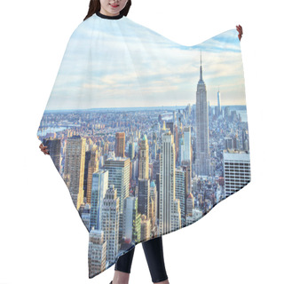 Personality  New York City Midtown With Empire State Building Hair Cutting Cape
