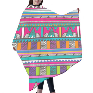 Personality  Tribal Texture Hair Cutting Cape