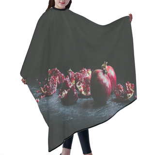 Personality  Pomegranate Pieces And Seeds Hair Cutting Cape