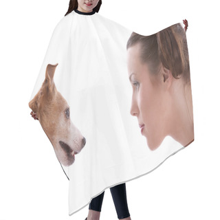 Personality  Staring Contest Hair Cutting Cape