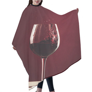 Personality  Splash Of Wine In Wineglass Hair Cutting Cape