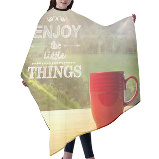 Personality  Enjoy The Little Things Hair Cutting Cape