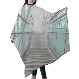 Personality  Several Steps Of Granite Stairs Hair Cutting Cape