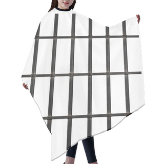 Personality  Rusty Prison Bars Hair Cutting Cape