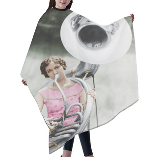 Personality  BRASS BAND Hair Cutting Cape