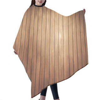 Personality  Wood Texture Background. Wooden Planks. Hair Cutting Cape