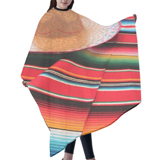 Personality  Mexico Mexican Traditional Cinco De Mayo Rug Poncho Fiesta Background With Stripes  Hair Cutting Cape