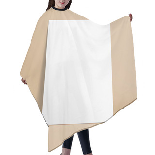 Personality  Poster In Pastel Brown Studio Room Hair Cutting Cape