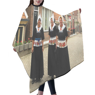 Personality  Women Of Village Of Volendam, The Netherlands Hair Cutting Cape