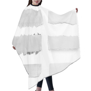Personality  Paper Tears Hair Cutting Cape