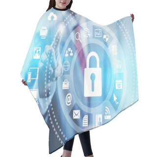 Personality  Internet Security Concept Hair Cutting Cape