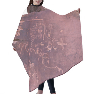 Personality  Ancient Petroglyphs  Hair Cutting Cape