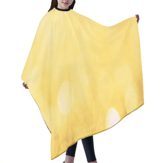 Personality  Abstract Shiny Yellow Blurred Texture Hair Cutting Cape