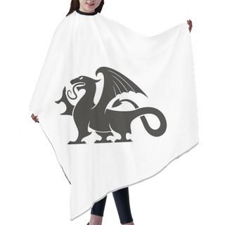 Personality  Dragon Gryphon Isolated Heraldry Beast Animal Hair Cutting Cape