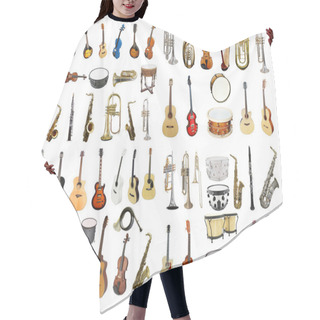 Personality  Musical Instruments Hair Cutting Cape